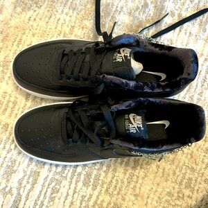 Nike Air Force 1, Women’s “Black Pendants”, Size 8.5, NWT